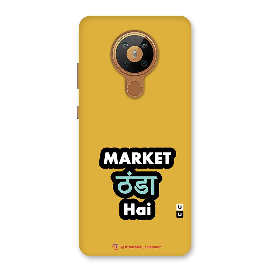 Market Thanda Hai Mustard Yellow Back Case for Nokia 5.3