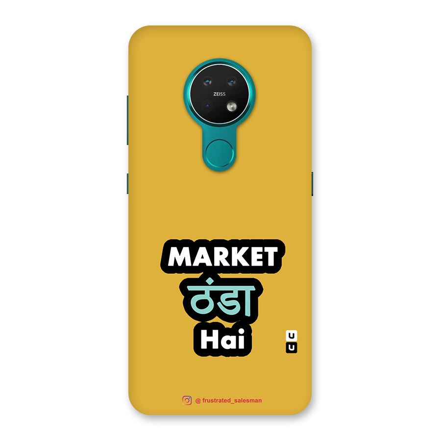 Market Thanda Hai Mustard Yellow Back Case for Nokia 7.2