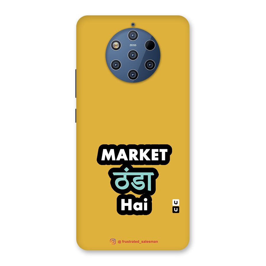 Market Thanda Hai Mustard Yellow Back Case for Nokia 9 PureView