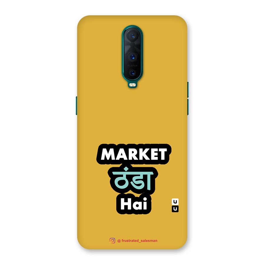 Market Thanda Hai Mustard Yellow Back Case for Oppo R17 Pro