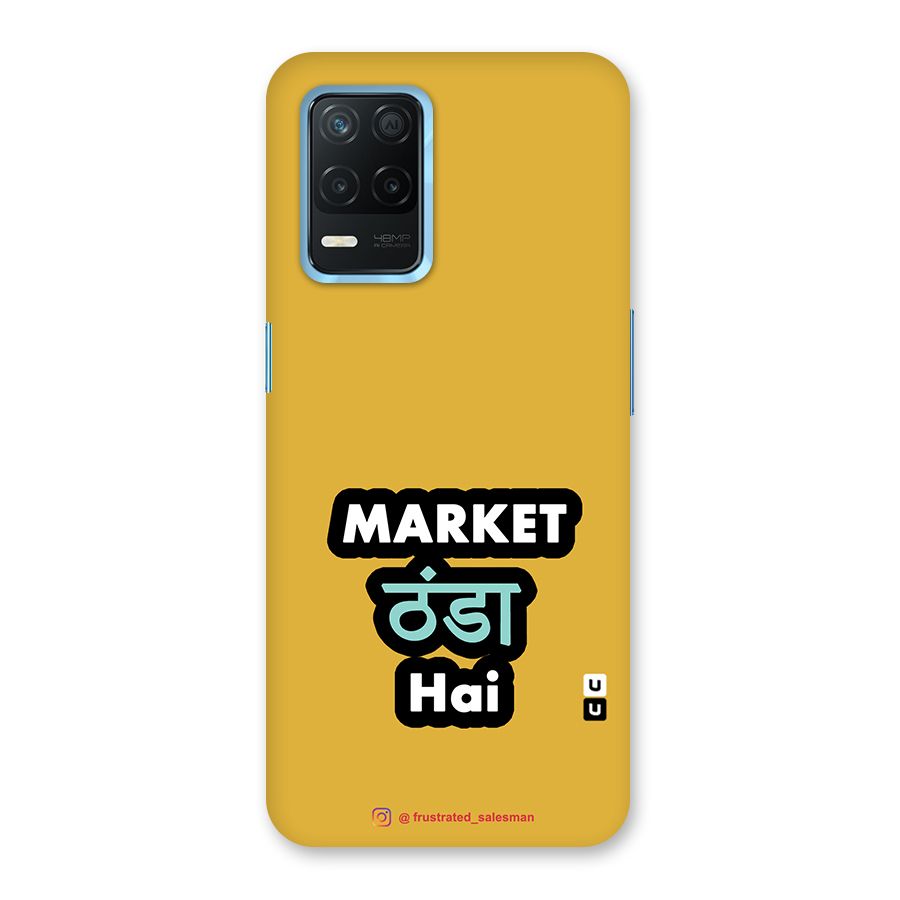 Market Thanda Hai Mustard Yellow Back Case for Realme 8s 5G