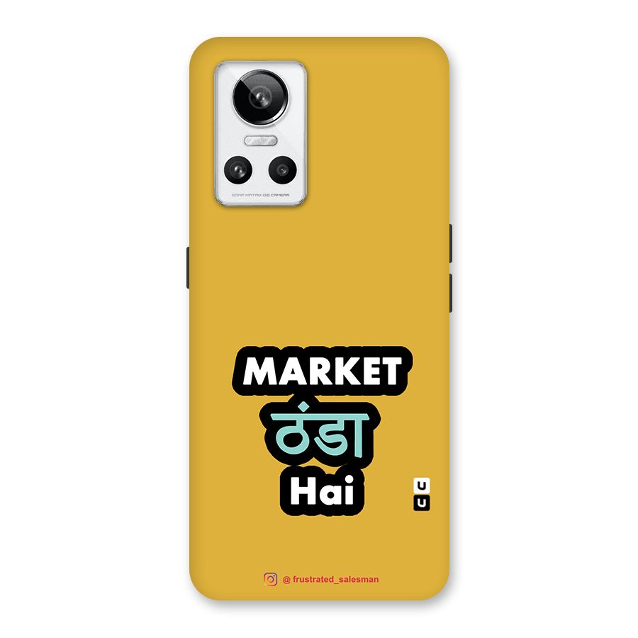 Market Thanda Hai Mustard Yellow Back Case for Realme GT Neo 3