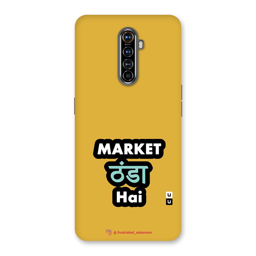 Market Thanda Hai Mustard Yellow Back Case for Realme X2 Pro