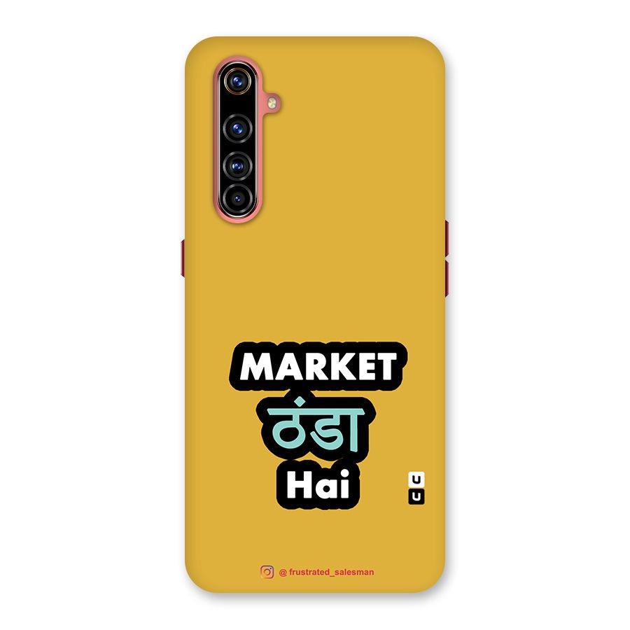 Market Thanda Hai Mustard Yellow Back Case for Realme X50 Pro