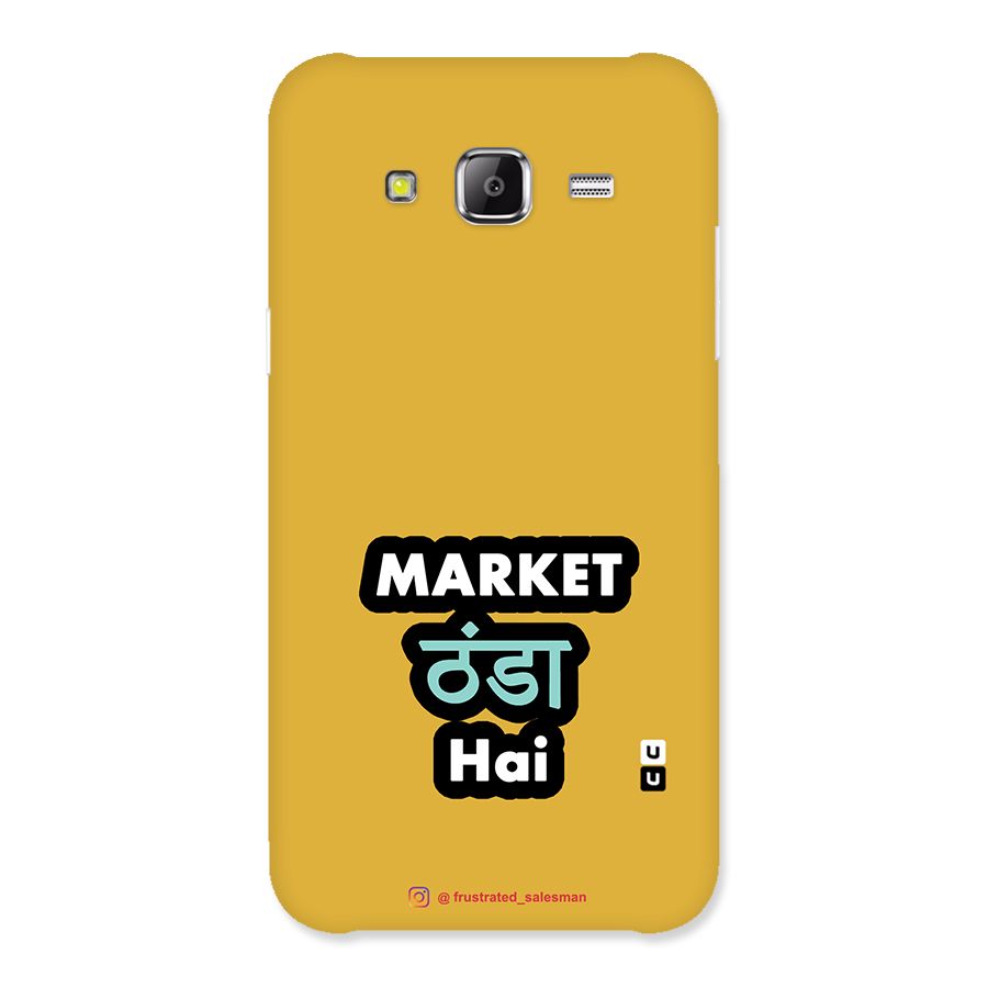 Market Thanda Hai Mustard Yellow Back Case for Samsung Galaxy J2 Prime