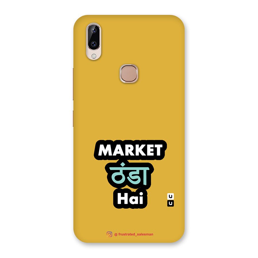Market Thanda Hai Mustard Yellow Back Case for Vivo Y83 Pro