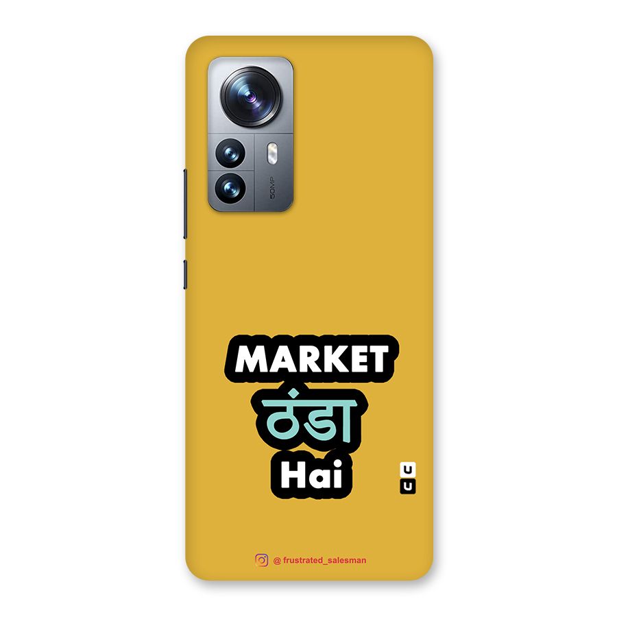 Market Thanda Hai Mustard Yellow Back Case for Xiaomi 12 Pro