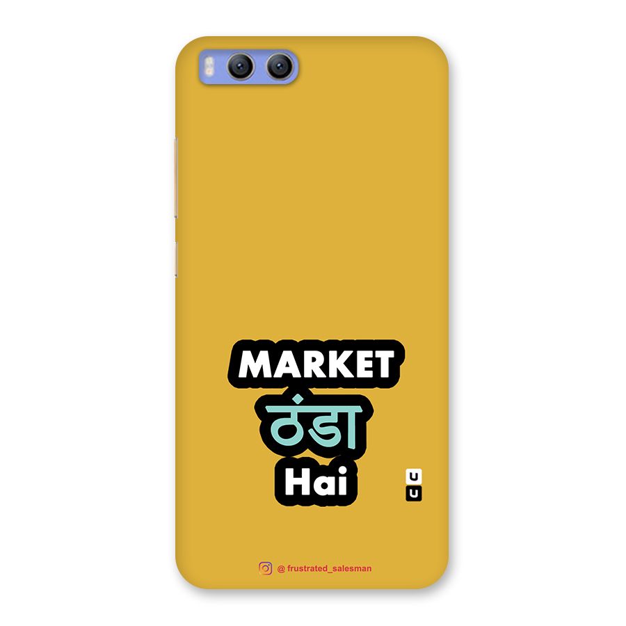 Market Thanda Hai Mustard Yellow Back Case for Xiaomi Mi 6
