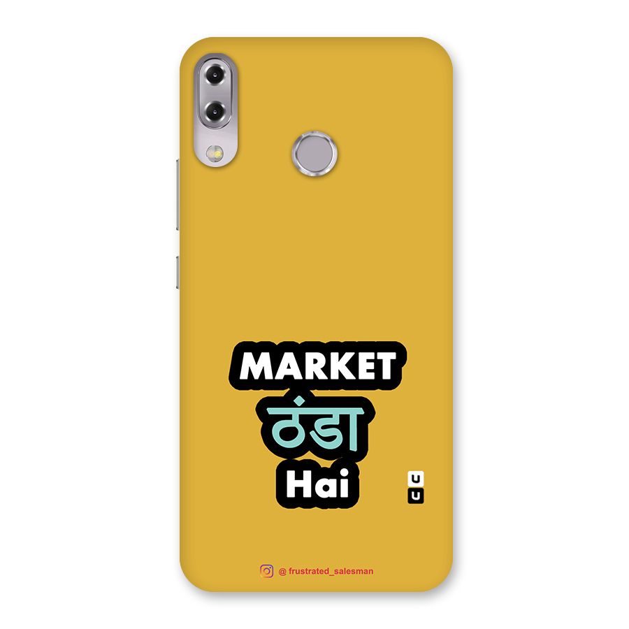 Market Thanda Hai Mustard Yellow Back Case for Zenfone 5Z