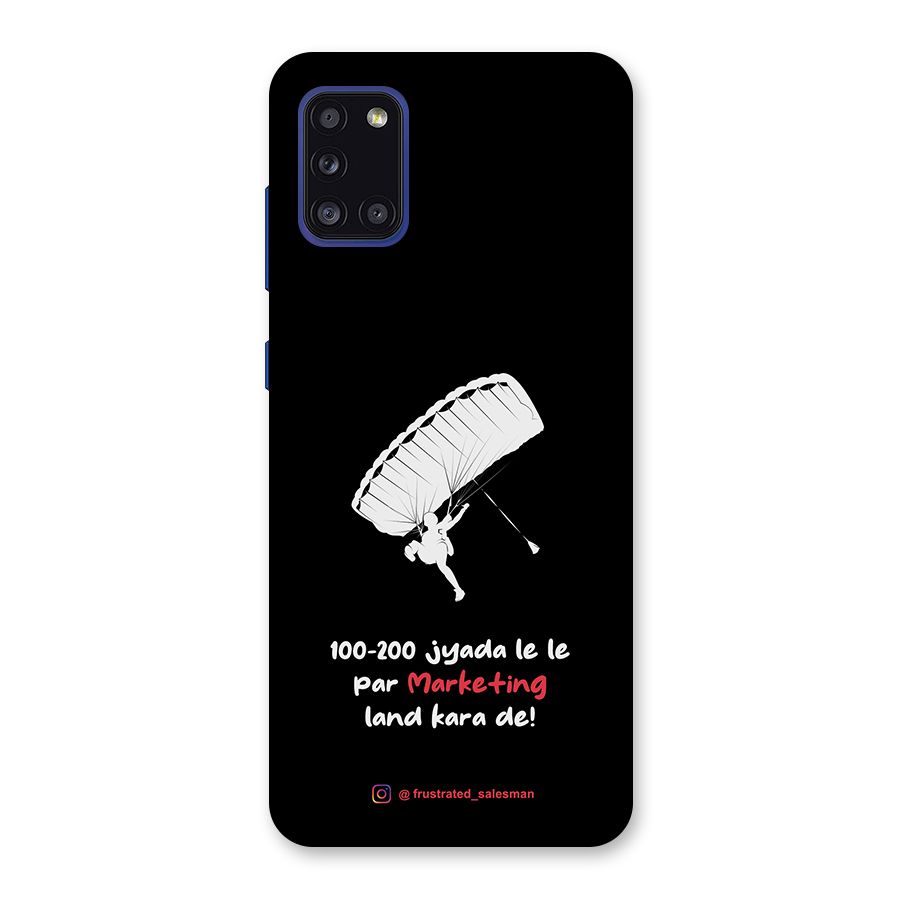Marketing Land Kara De Black Back Case for Galaxy A31
