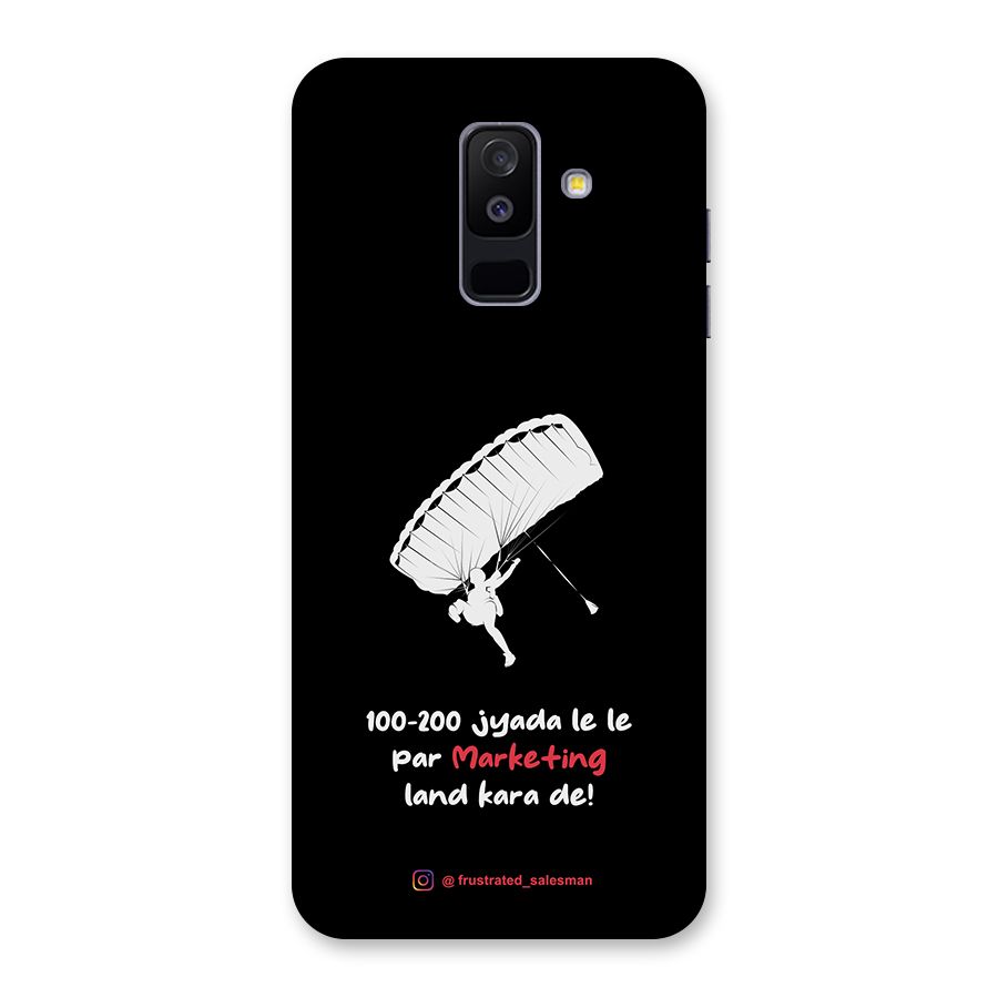 Marketing Land Kara De Black Back Case for Galaxy A6 Plus