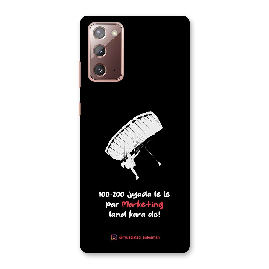 Marketing Land Kara De Black Back Case for Galaxy Note 20