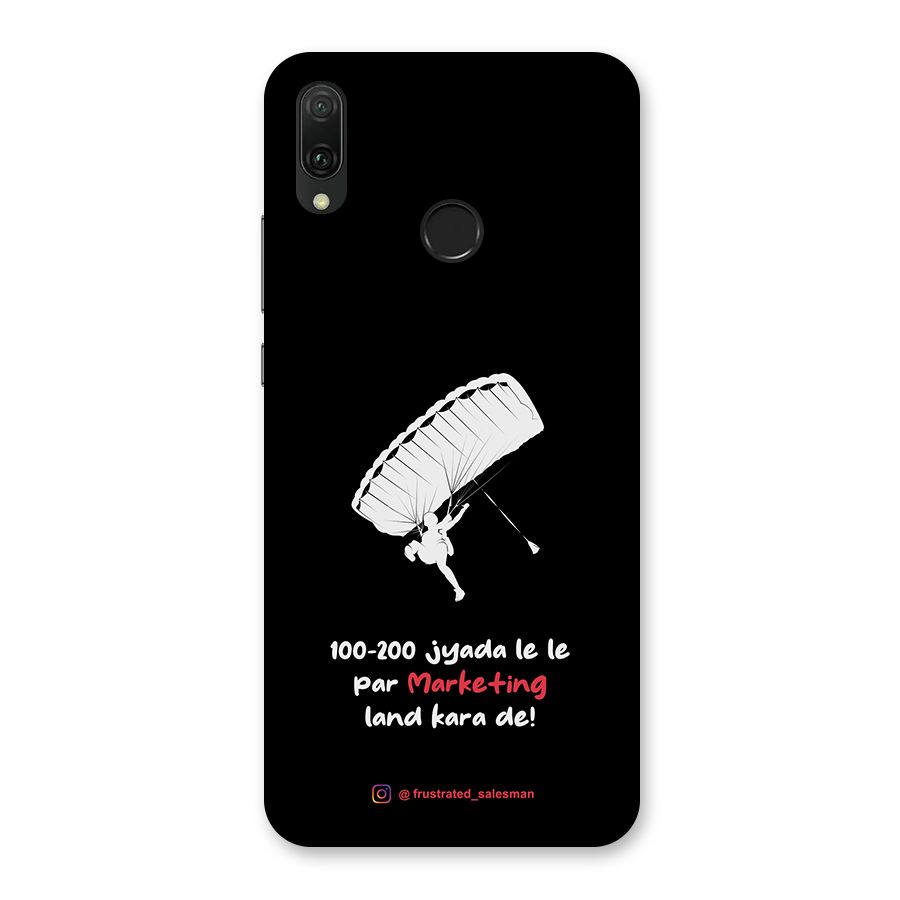 Marketing Land Kara De Black Back Case for Huawei Y9 (2019)