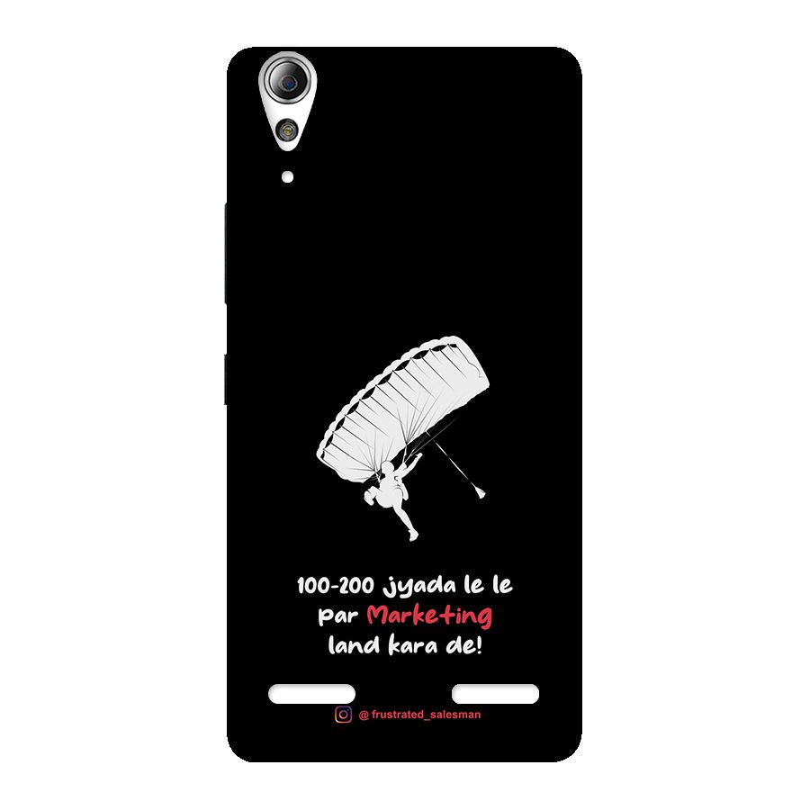 Marketing Land Kara De Black Back Case for Lenovo A6000 Plus