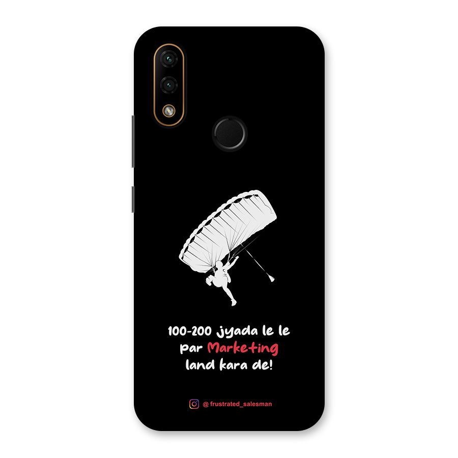 Marketing Land Kara De Black Back Case for Lenovo A6 Note