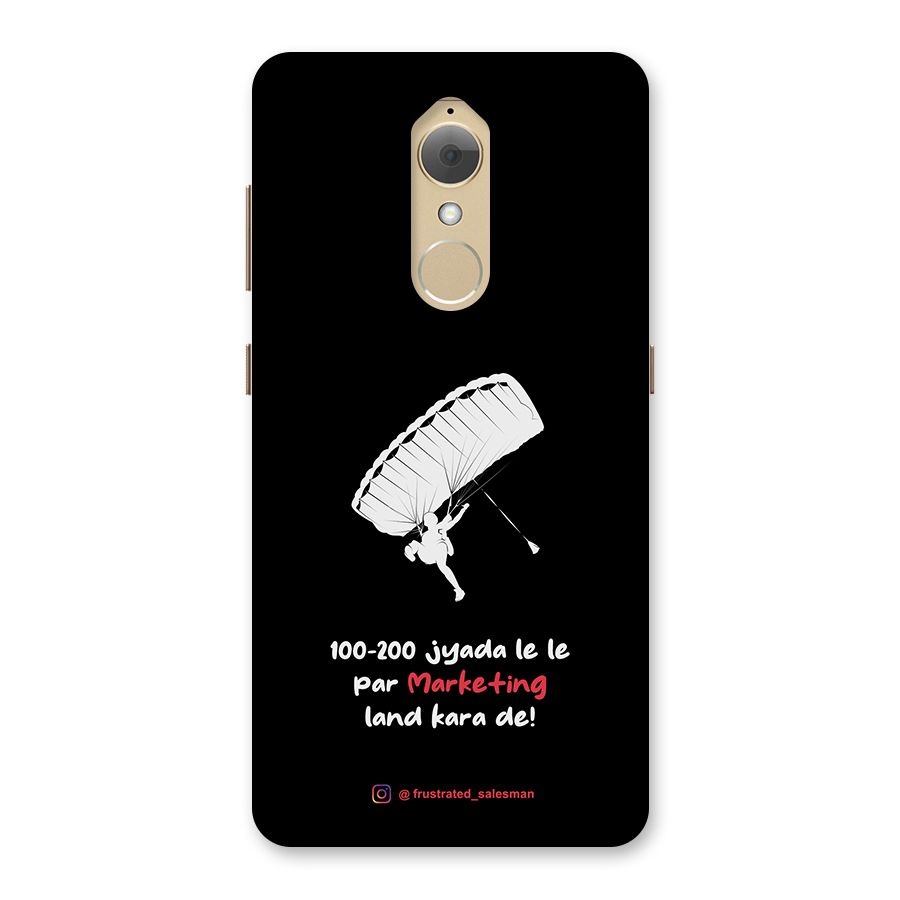 Marketing Land Kara De Black Back Case for Lenovo K8