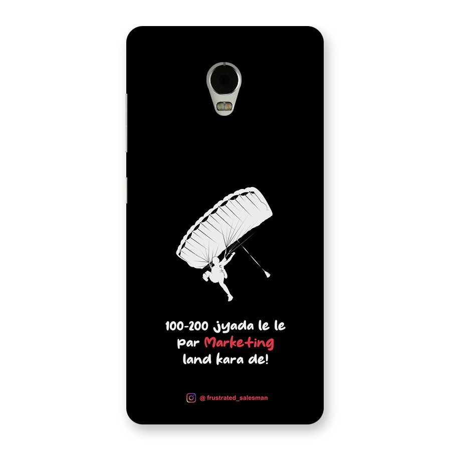 Marketing Land Kara De Black Back Case for Lenovo Vibe P1