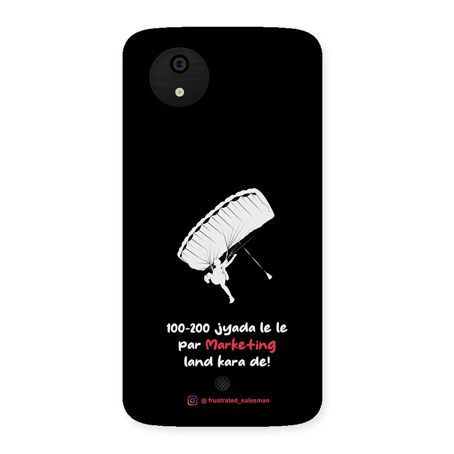 Marketing Land Kara De Black Back Case for Micromax Canvas A1