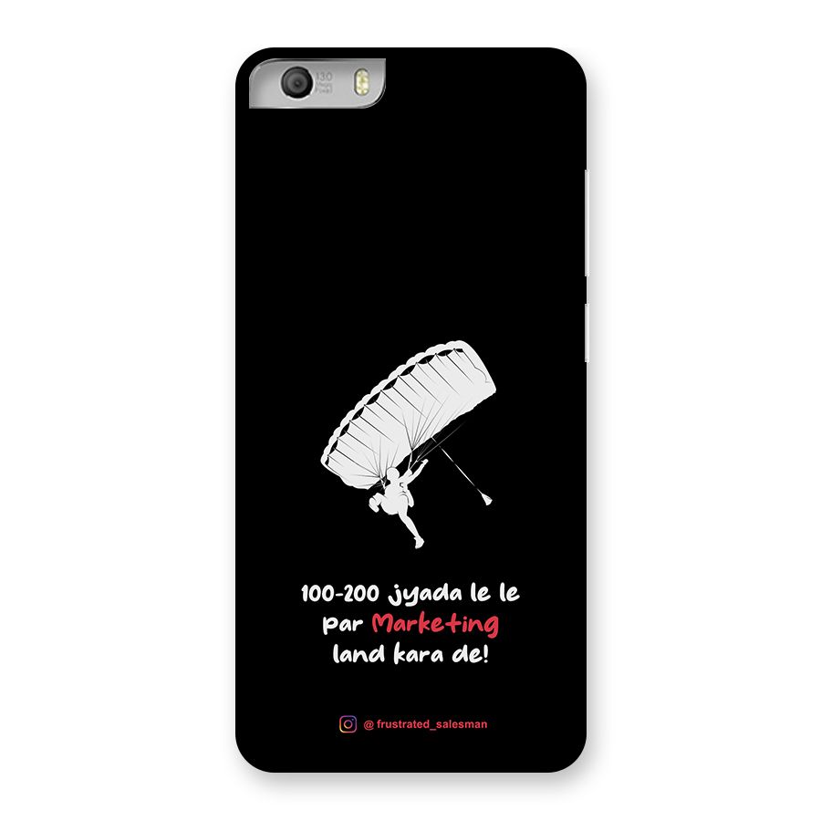 Marketing Land Kara De Black Back Case for Micromax Canvas Knight 2