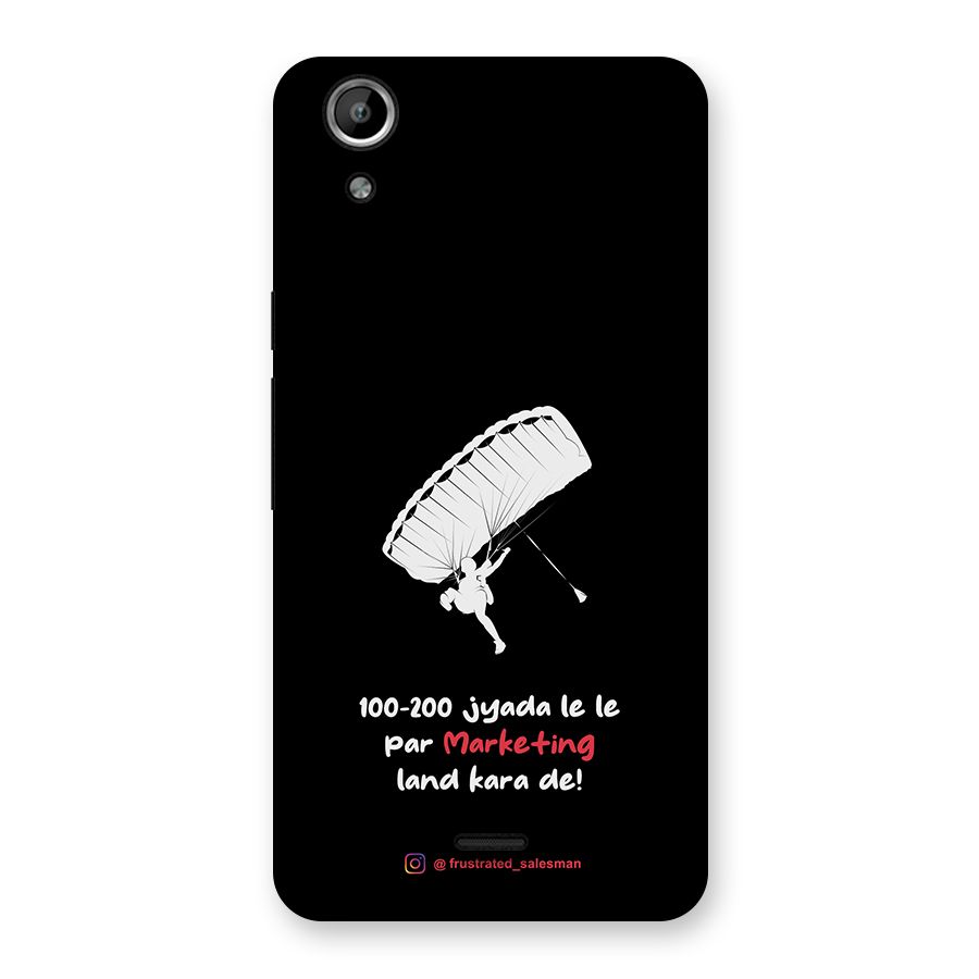 Marketing Land Kara De Black Back Case for Micromax Canvas Selfie Lens Q345