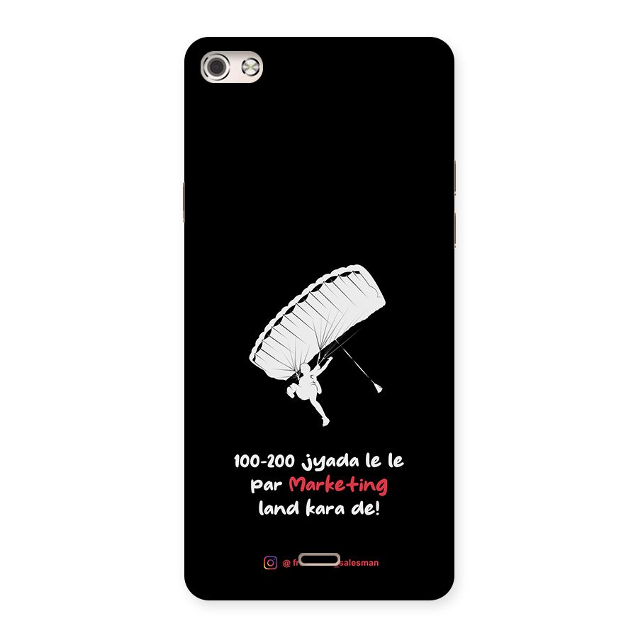 Marketing Land Kara De Black Back Case for Micromax Canvas Silver 5