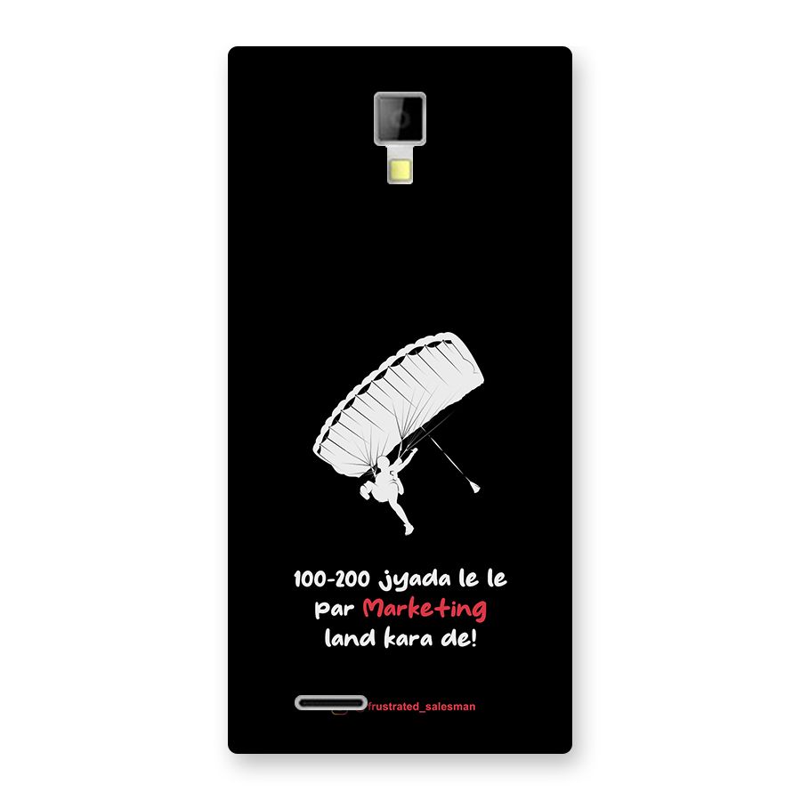 Marketing Land Kara De Black Back Case for Micromax Canvas Xpress A99