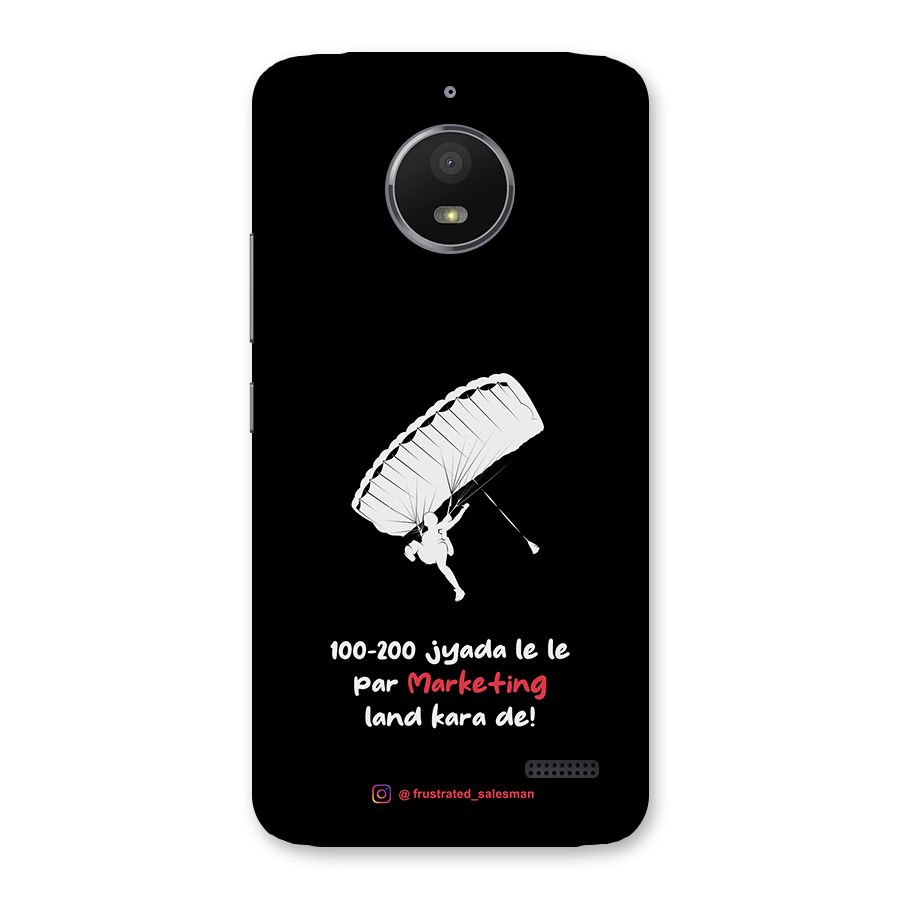 Marketing Land Kara De Black Back Case for Moto E4
