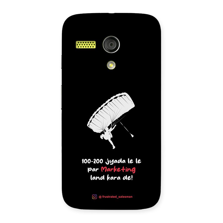 Marketing Land Kara De Black Back Case for Moto G