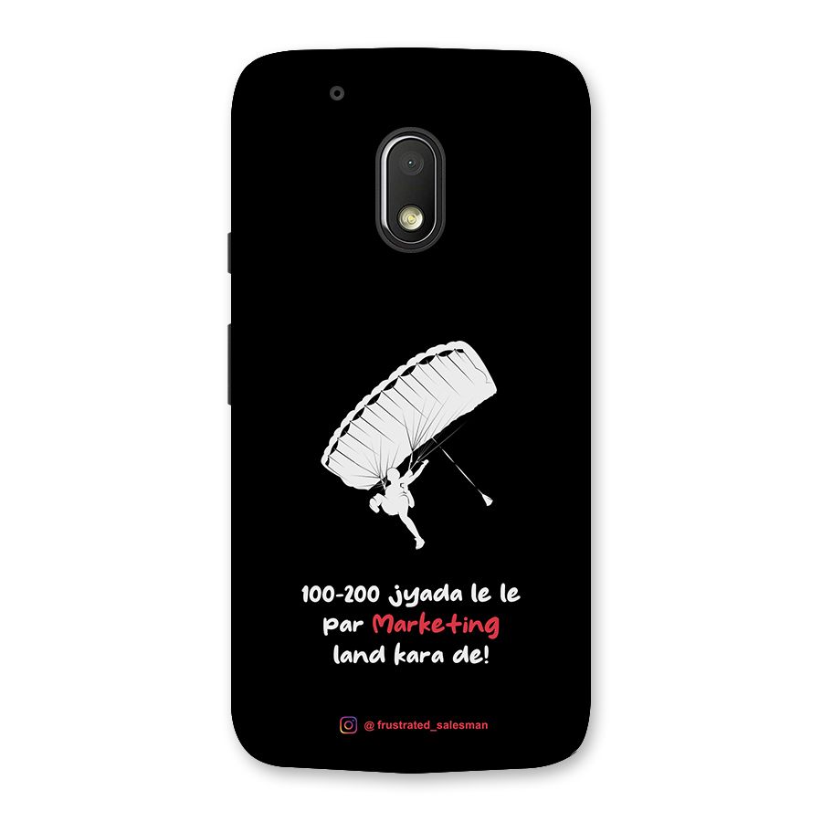 Marketing Land Kara De Black Back Case for Moto G4 Play