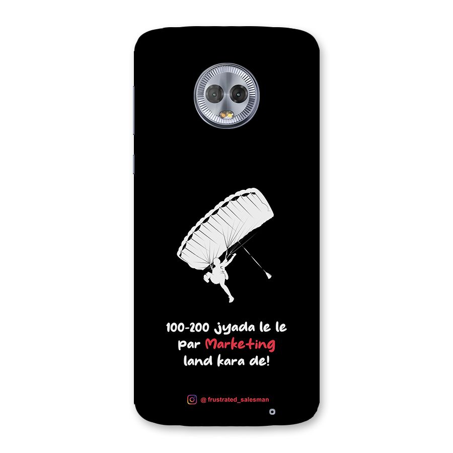 Marketing Land Kara De Black Back Case for Moto G6 Plus