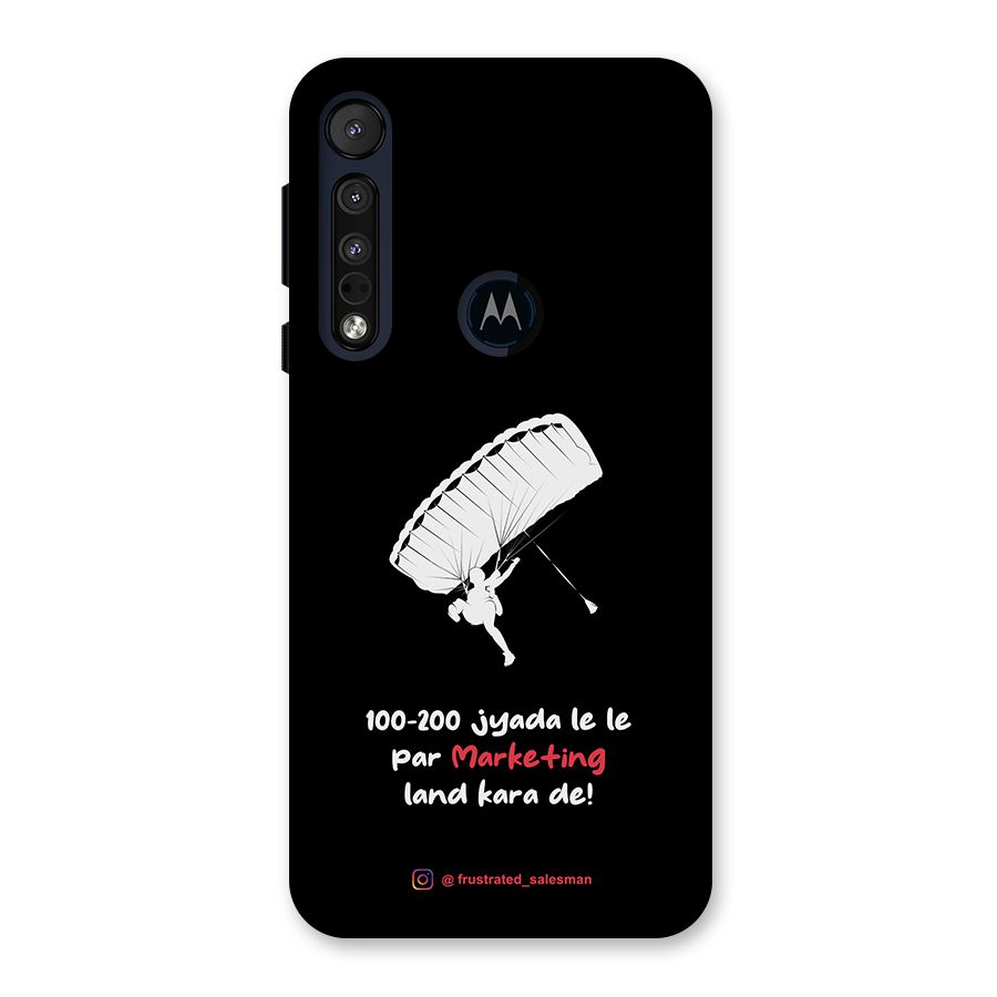 Marketing Land Kara De Black Back Case for Motorola One Macro