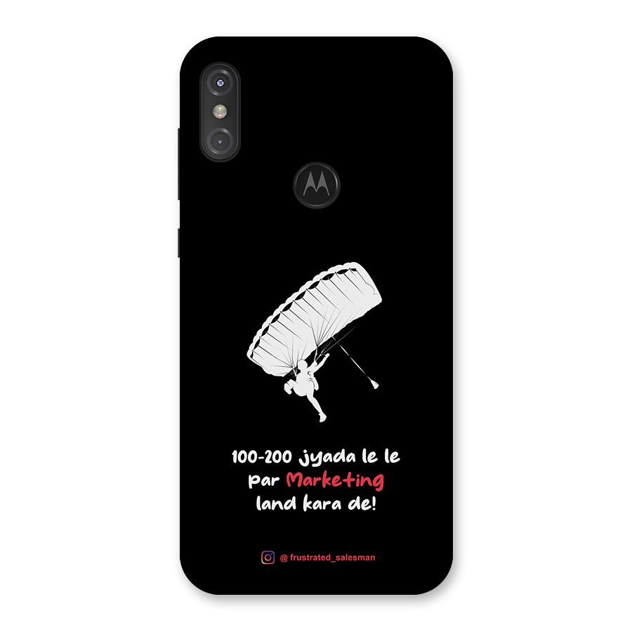 Marketing Land Kara De Black Back Case for Motorola One Power