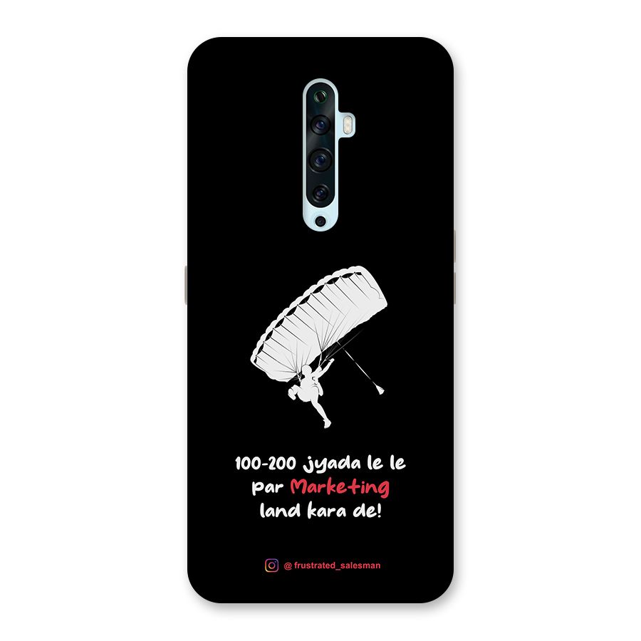 Marketing Land Kara De Black Back Case for Oppo Reno2 Z