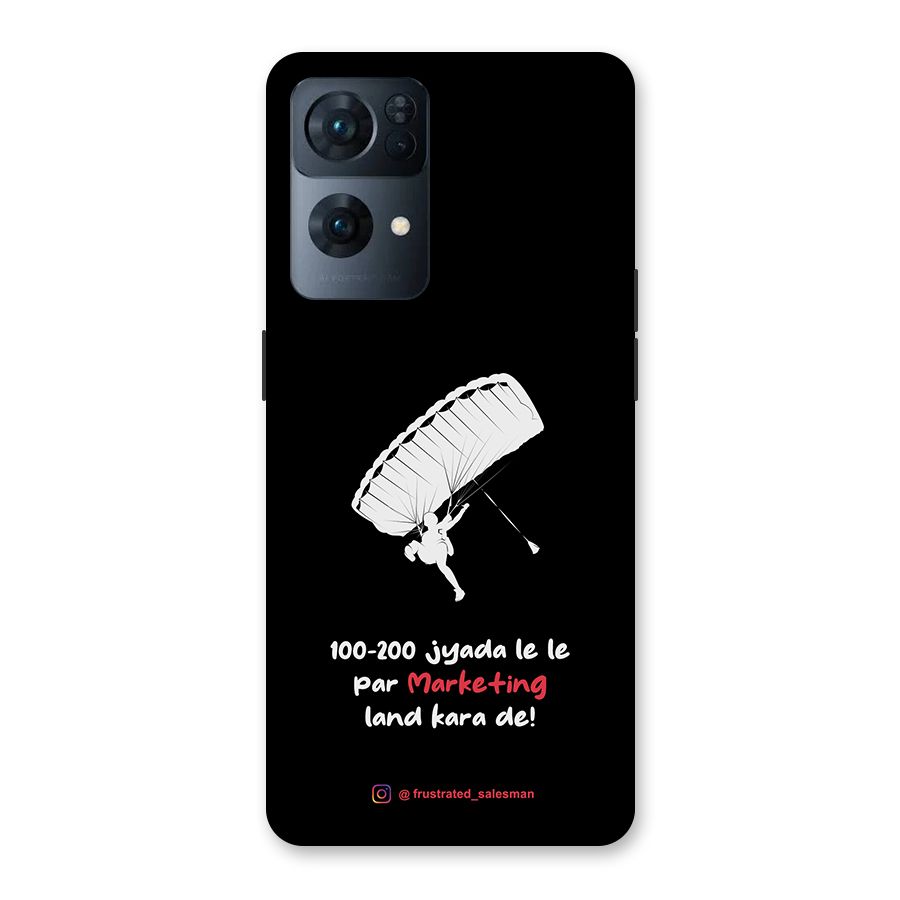 Marketing Land Kara De Black Back Case for Oppo Reno7 Pro 5G