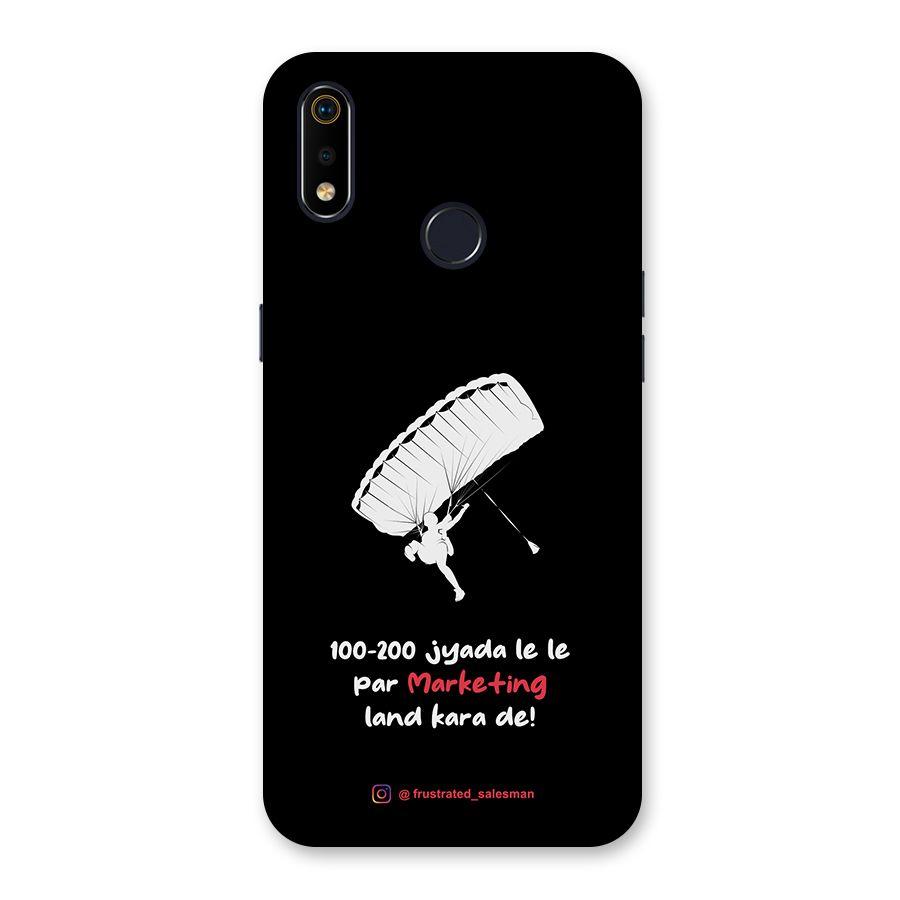 Marketing Land Kara De Black Back Case for Realme 3i
