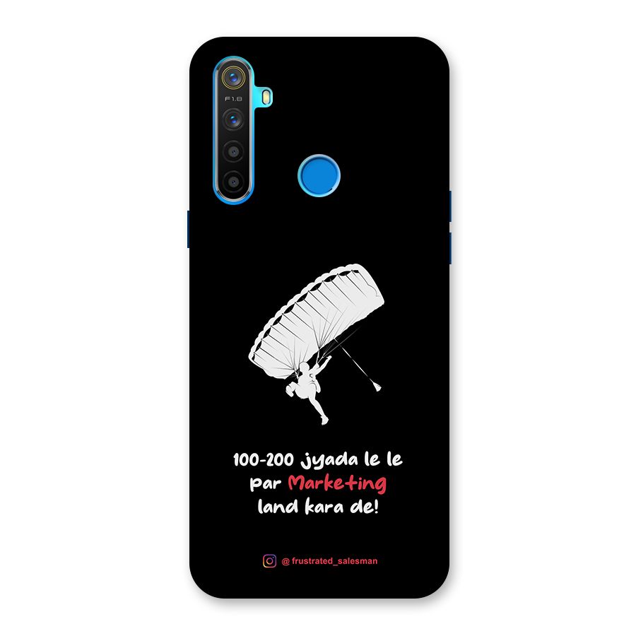 Marketing Land Kara De Black Back Case for Realme 5s