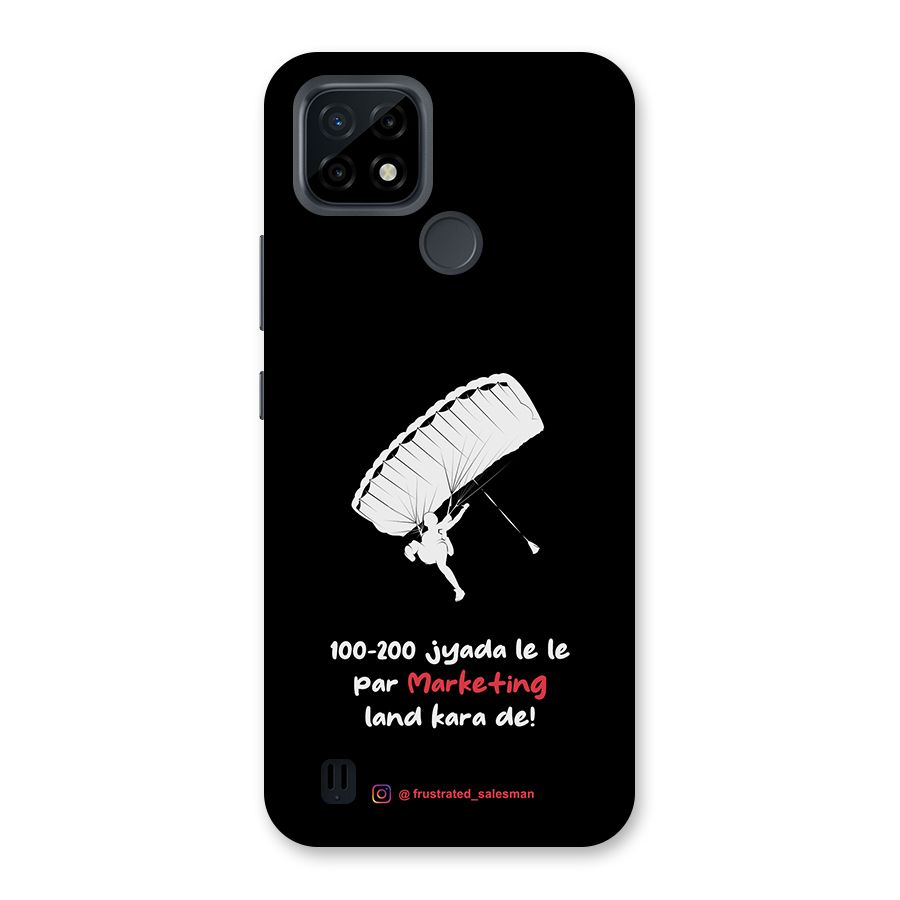 Marketing Land Kara De Black Back Case for Realme C21