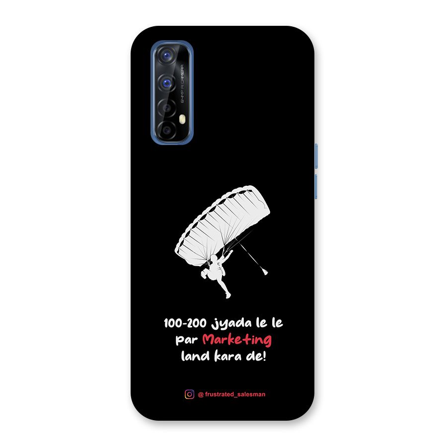 Marketing Land Kara De Black Back Case for Realme Narzo 20 Pro