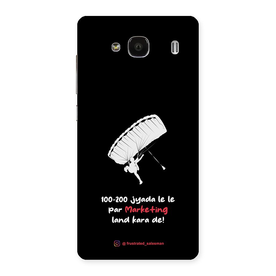 Marketing Land Kara De Black Back Case for Redmi 2 Prime