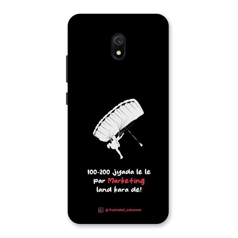 Marketing Land Kara De Black Back Case for Redmi 8A