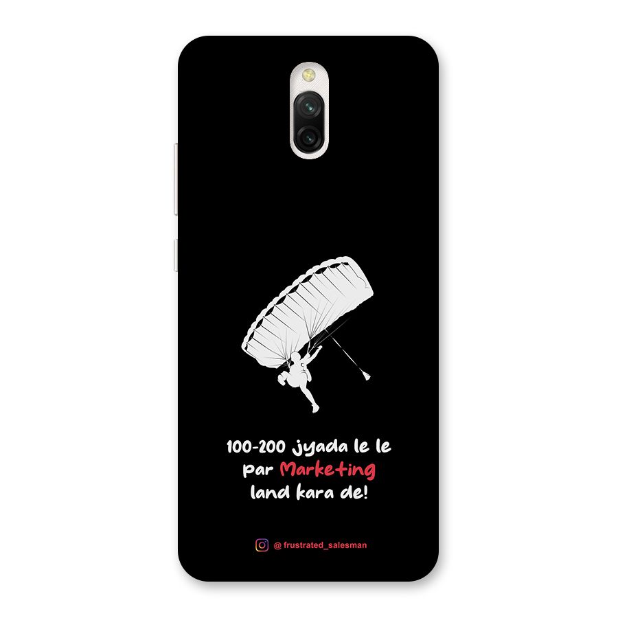 Marketing Land Kara De Black Back Case for Redmi 8A Dual