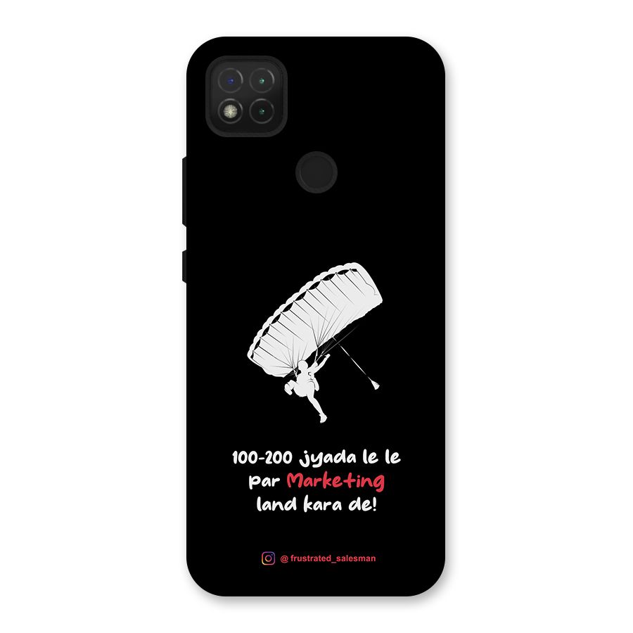 Marketing Land Kara De Black Back Case for Redmi 9
