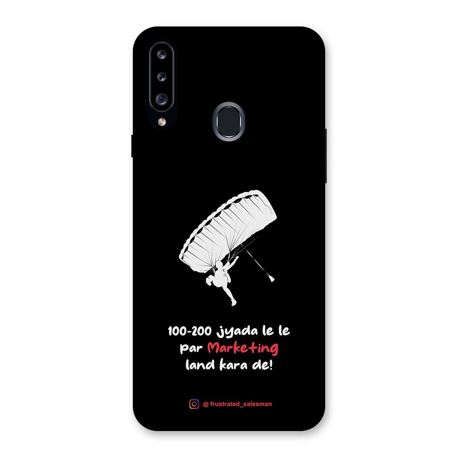 Marketing Land Kara De Black Back Case for Samsung Galaxy A20s