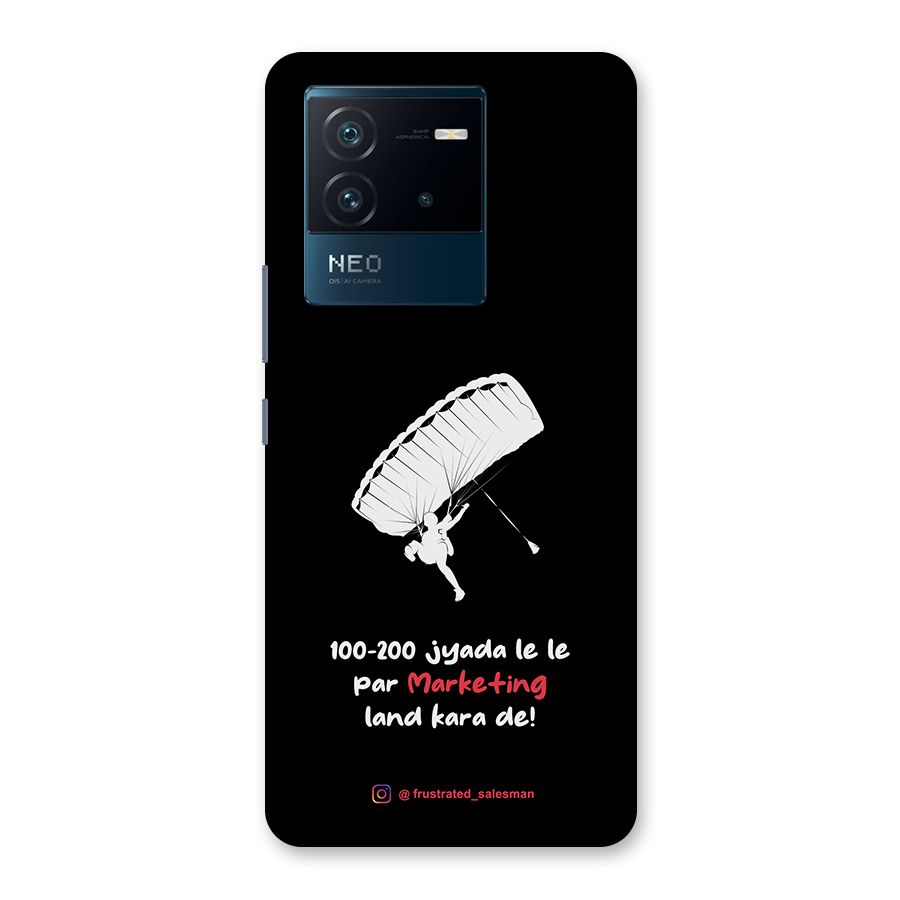 Marketing Land Kara De Black Back Case for Vivo iQOO Neo 6 5G