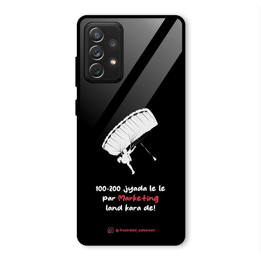 Marketing Land Kara De Black Glass Back Case for Galaxy A72