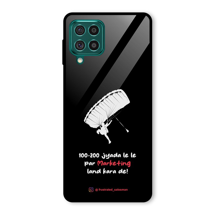 Marketing Land Kara De Black Glass Back Case for Galaxy F62