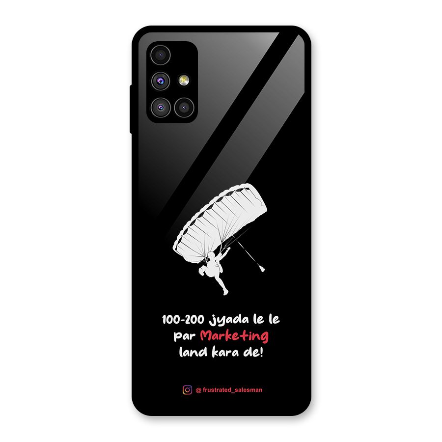 Marketing Land Kara De Black Glass Back Case for Galaxy M51