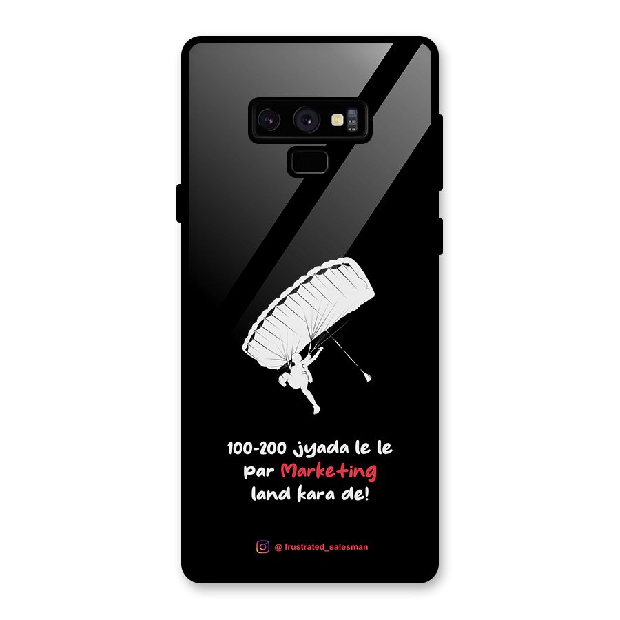 Marketing Land Kara De Black Glass Back Case for Galaxy Note 9