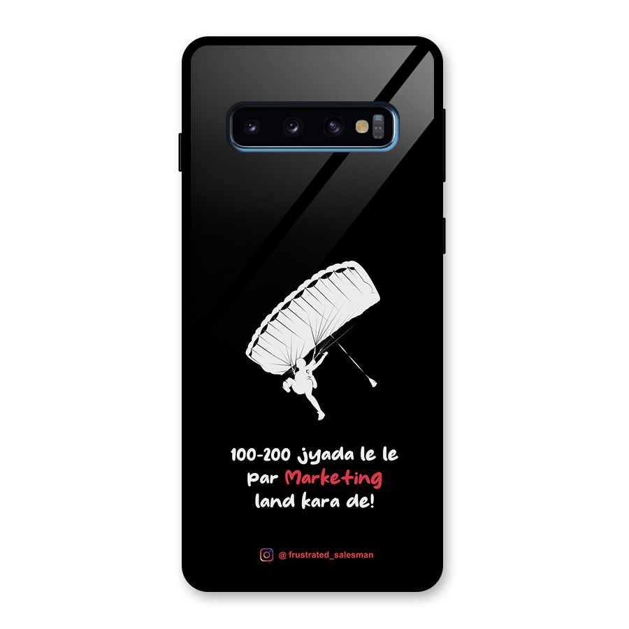 Marketing Land Kara De Black Glass Back Case for Galaxy S10