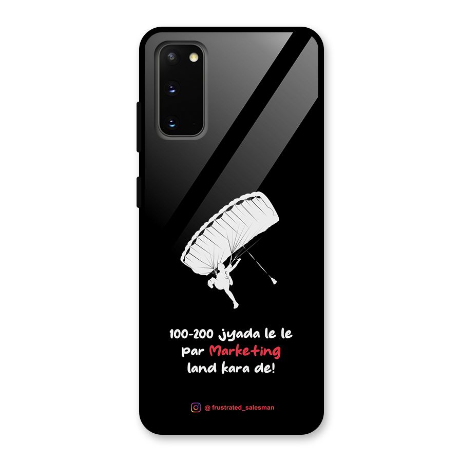 Marketing Land Kara De Black Glass Back Case for Galaxy S20